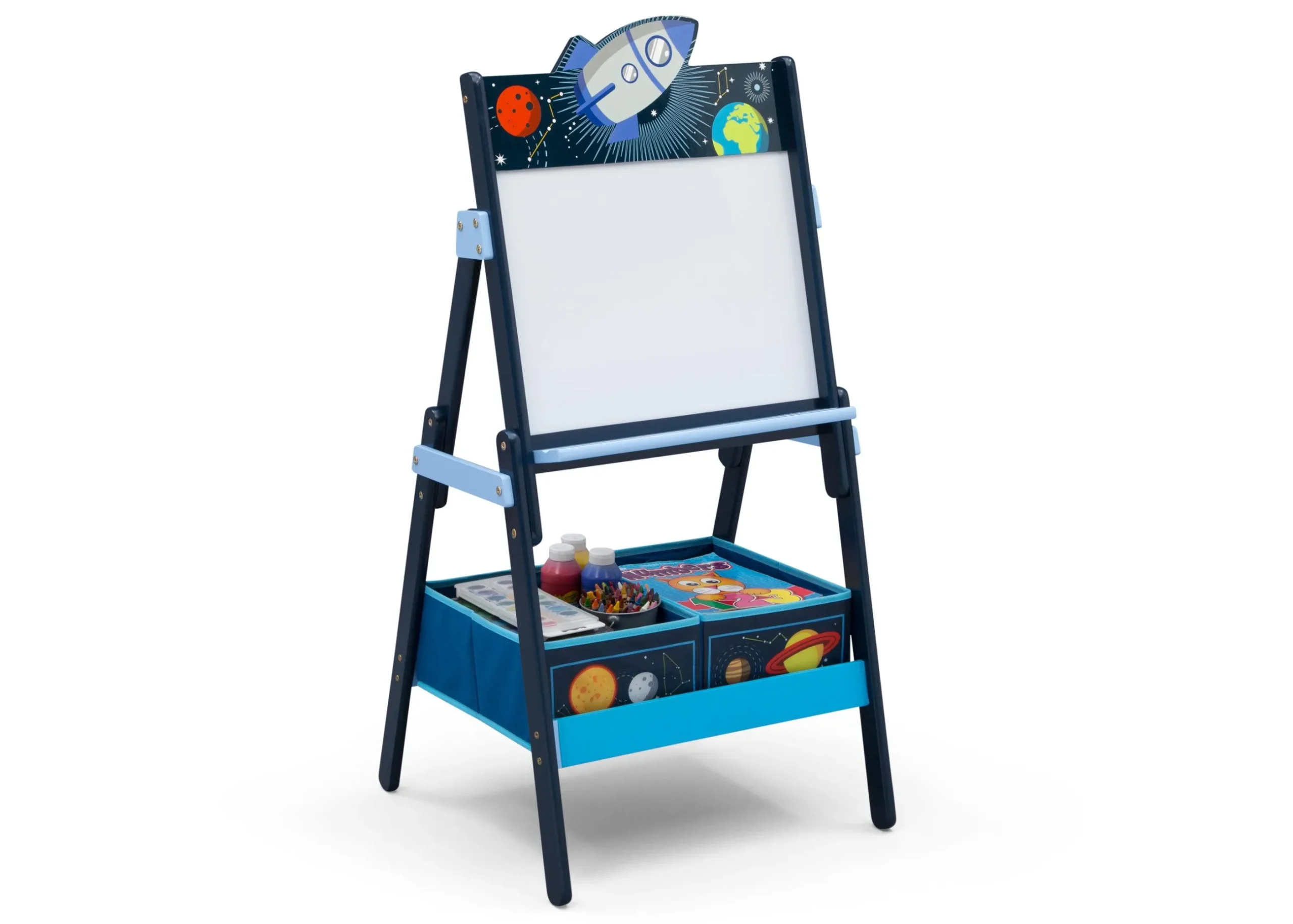 Easels*Delta Children Space Adventures Wooden Activity Easel with Storage