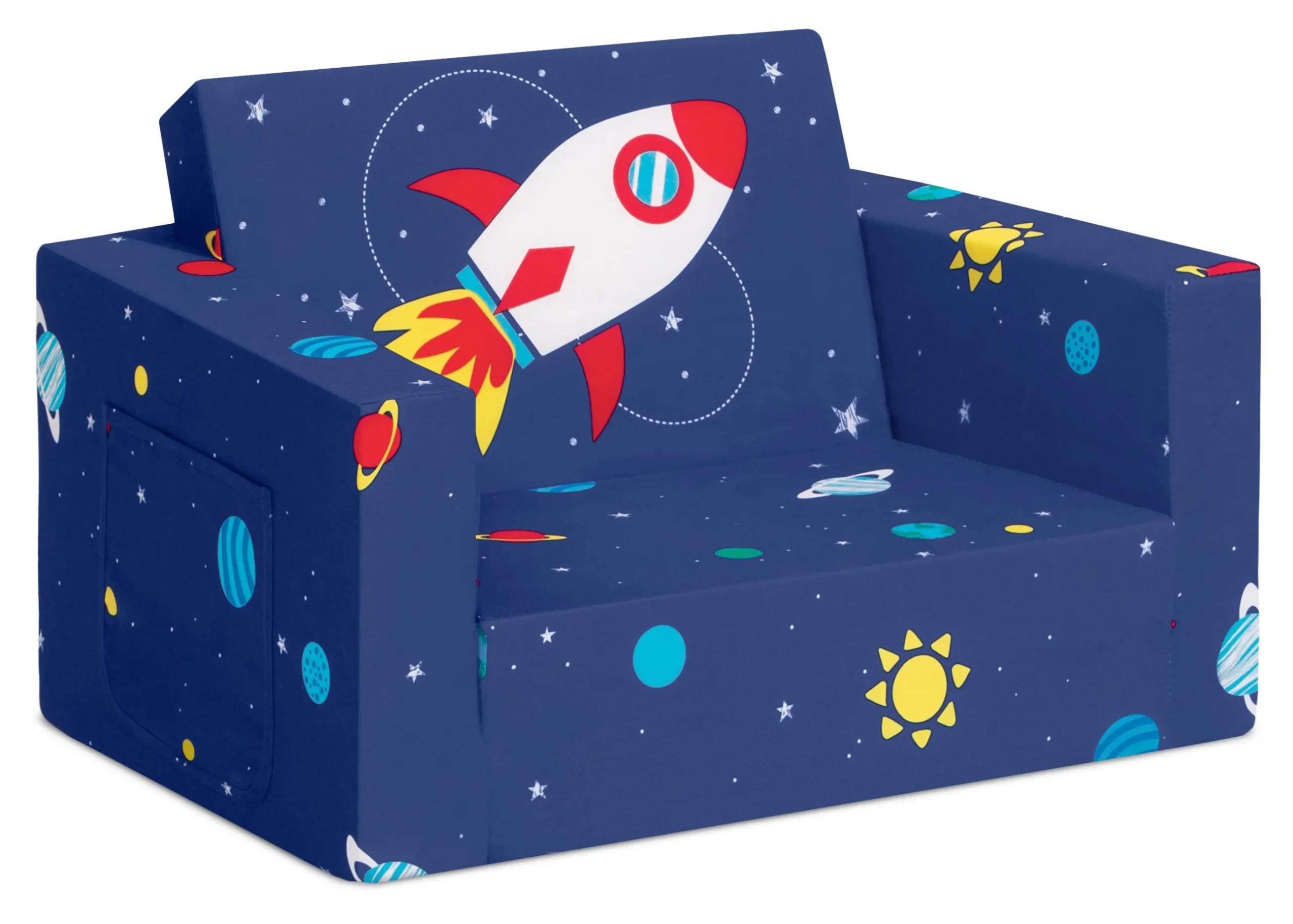 Kids’ Chairs*Delta Children Spaceship Cozee Flip Out Chair - 2-in-1 Convertible Chair to Lounger for Kids