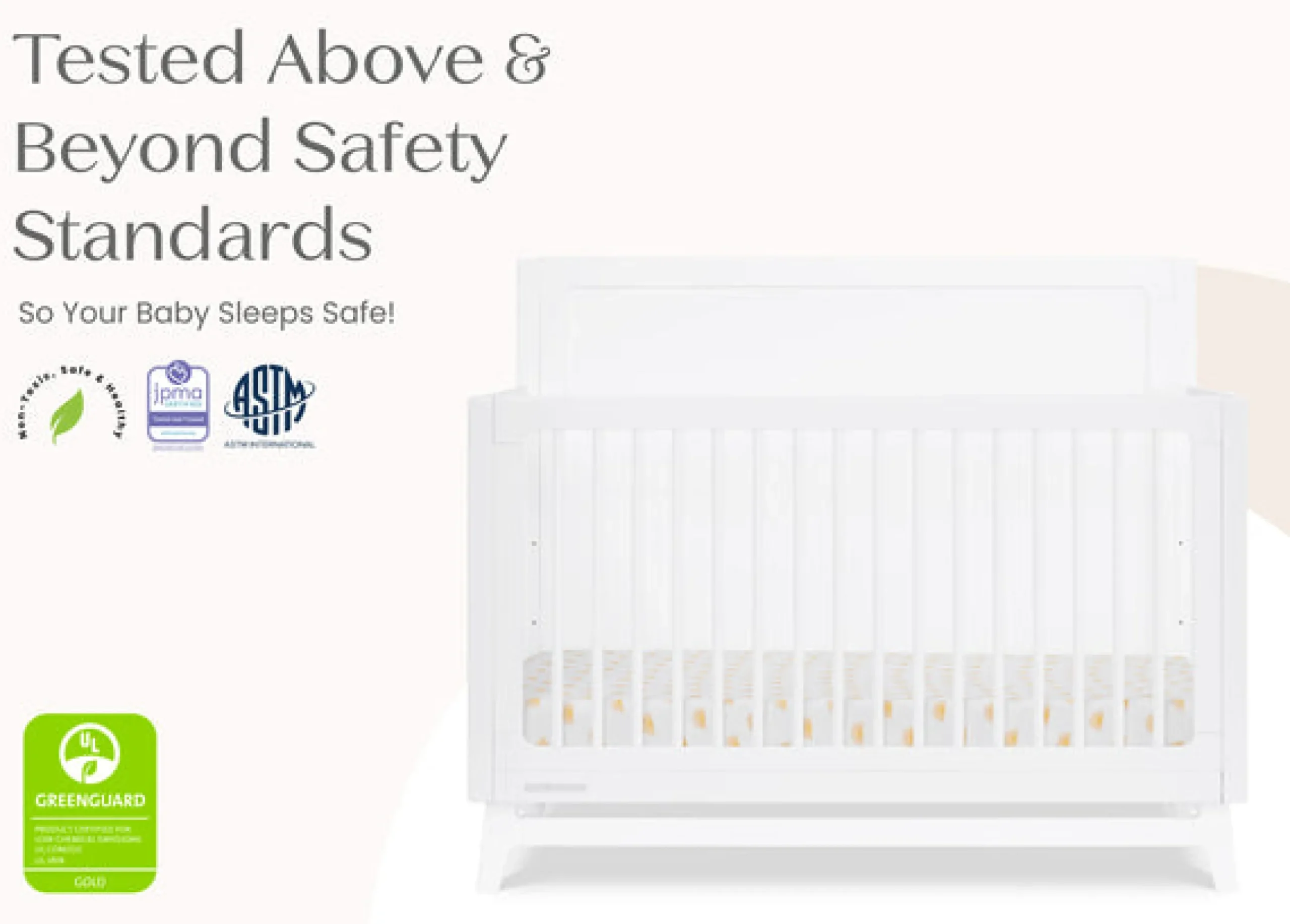 Baby Cribs*Delta Children Spencer 6-in-1 Convertible Crib Bianca White (130)