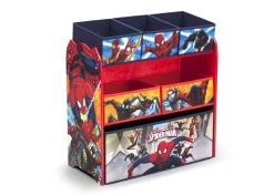 Toy Storage & Bookcases|Book & Toy Storage*Delta Children Spider-Man Multi-Bin Toy Organizer