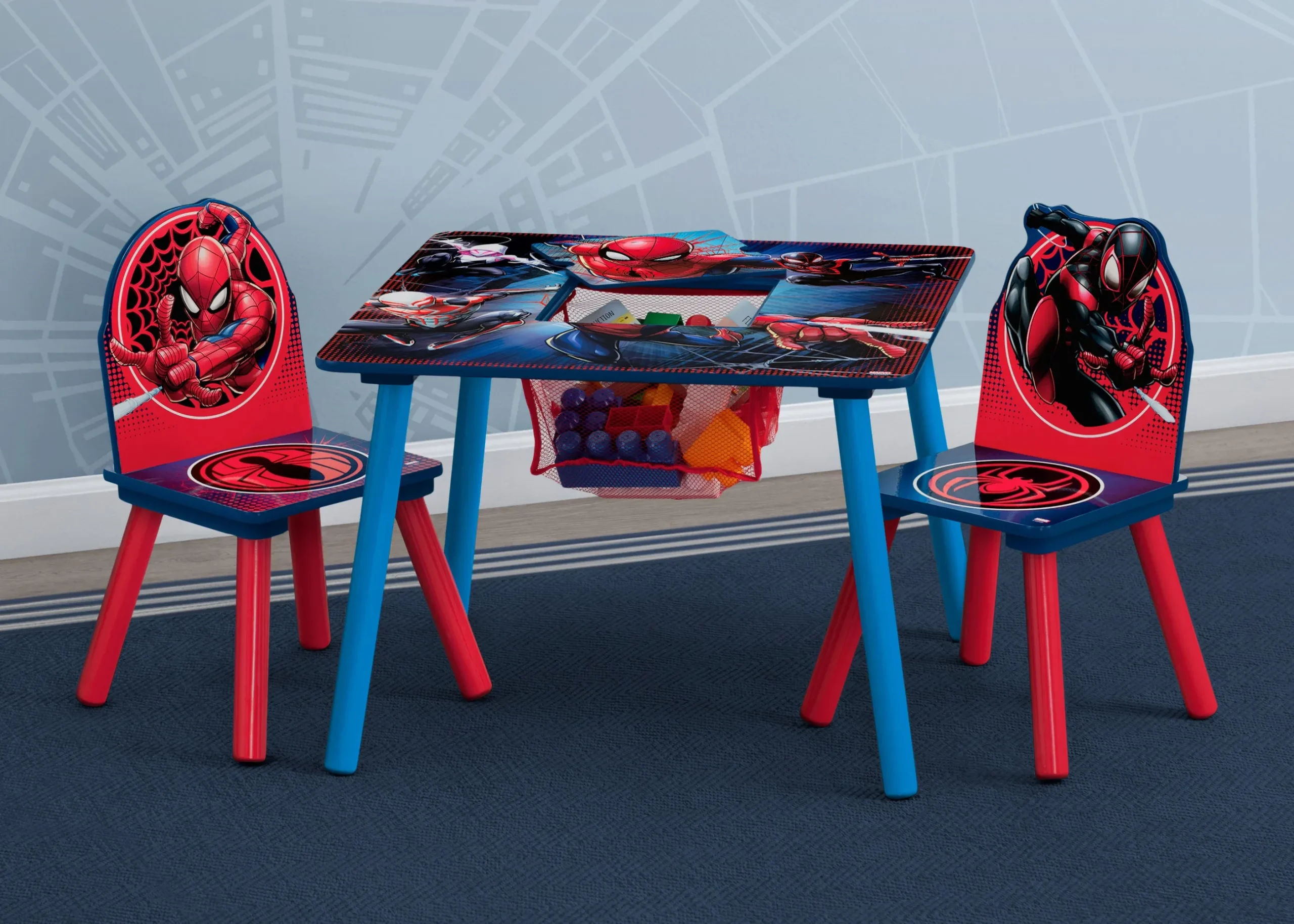 Table & Chair Sets|Table & Chair Sets*Delta Children Spider-Man Table and Chair Set With Storage