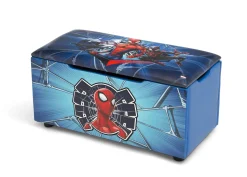 Toy Storage & Bookcases|Book & Toy Storage*Delta Children Spider-Man Upholstered Storage Bench for Kids