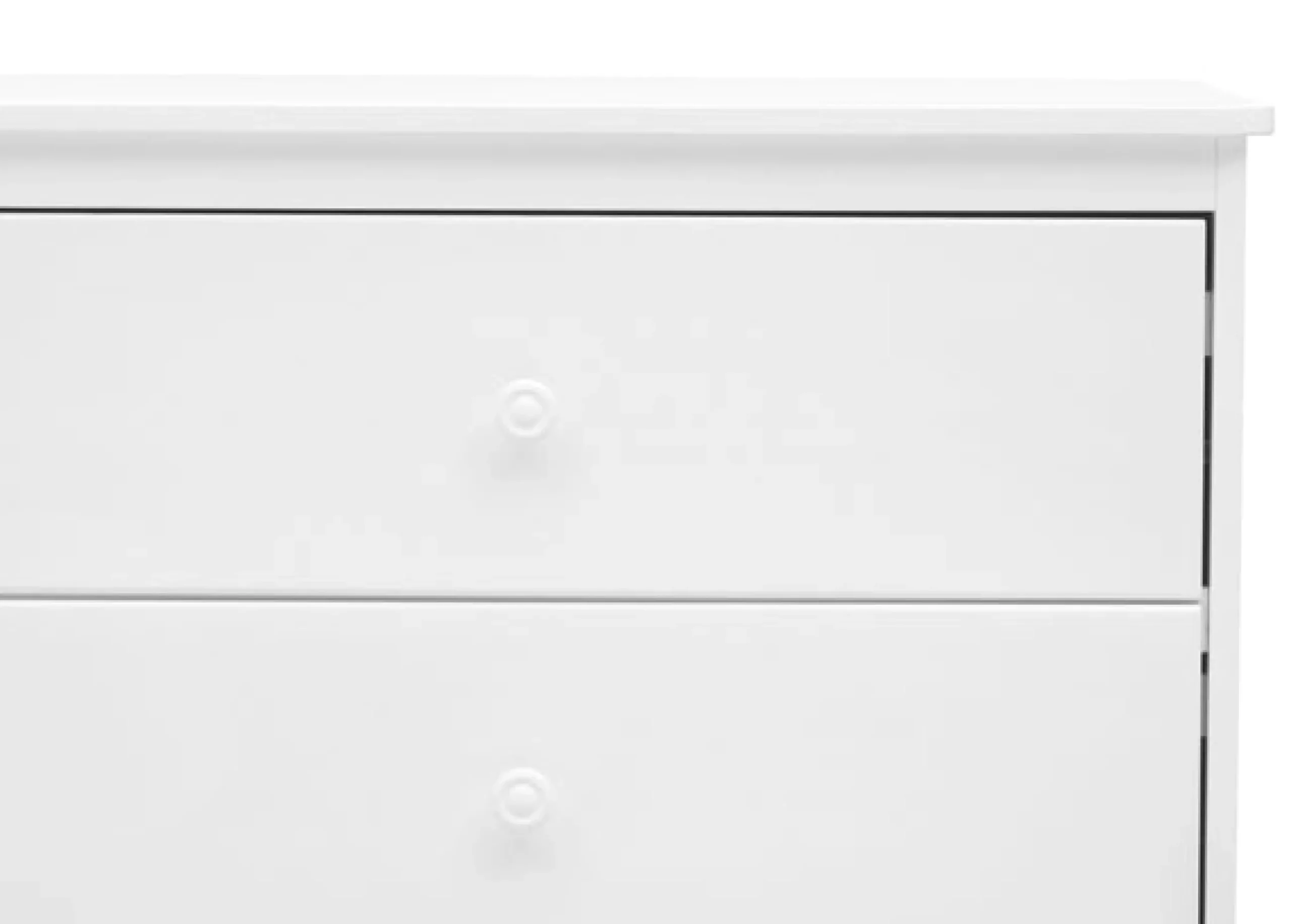 Dressers & Changing Tables|Dressers*Delta Children Sutton 3 Drawer Dresser with Changing Top and Interlocking Drawers Bianca White (130)