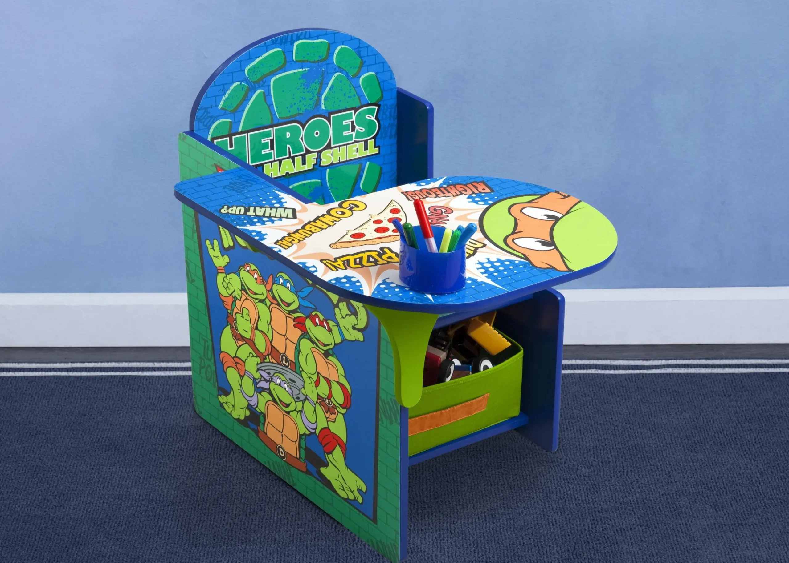 Table & Chair Sets|Table & Chair Sets*Delta Children Teenage Mutant Ninja Turtles Chair Desk with Storage Bin