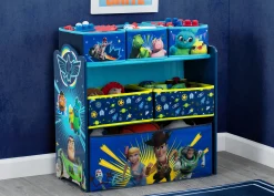 Toy Storage & Bookcases|Book & Toy Storage*Disney/Pixar Toy Story 4 Design and Store Toy Organizer by Delta Children