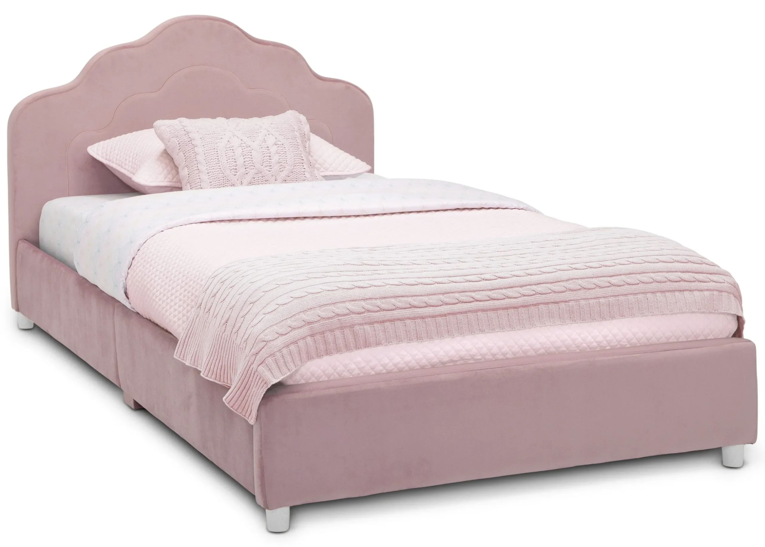 Twin Beds*Delta Children Upholstered Twin Bed
