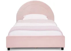 Twin Beds*Delta Children Upholstered Twin Bed with Round Headboard