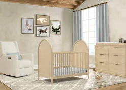 Baby Cribs*Delta Children Vivi 4-in-1 Convertible Crib Natural Sandstone (1544)
