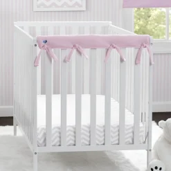 Nursery Accessories*Delta Children Waterproof Fleece Crib Rail Covers/Protectors for Short Side Rails, 2 Pack