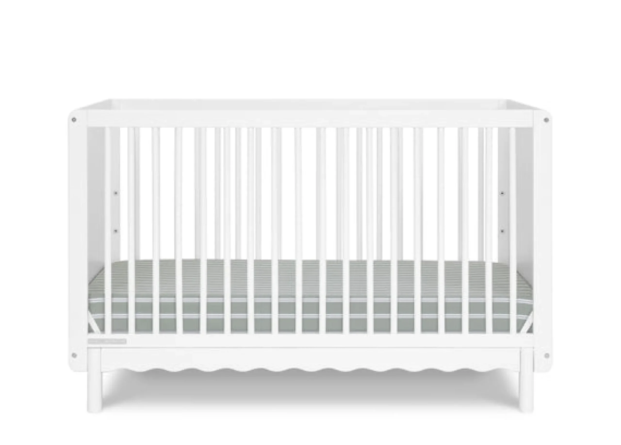 Baby Cribs*Delta Children William 4-in-1 Convertible Crib - Greenguard Gold Certified Bianca White (130)