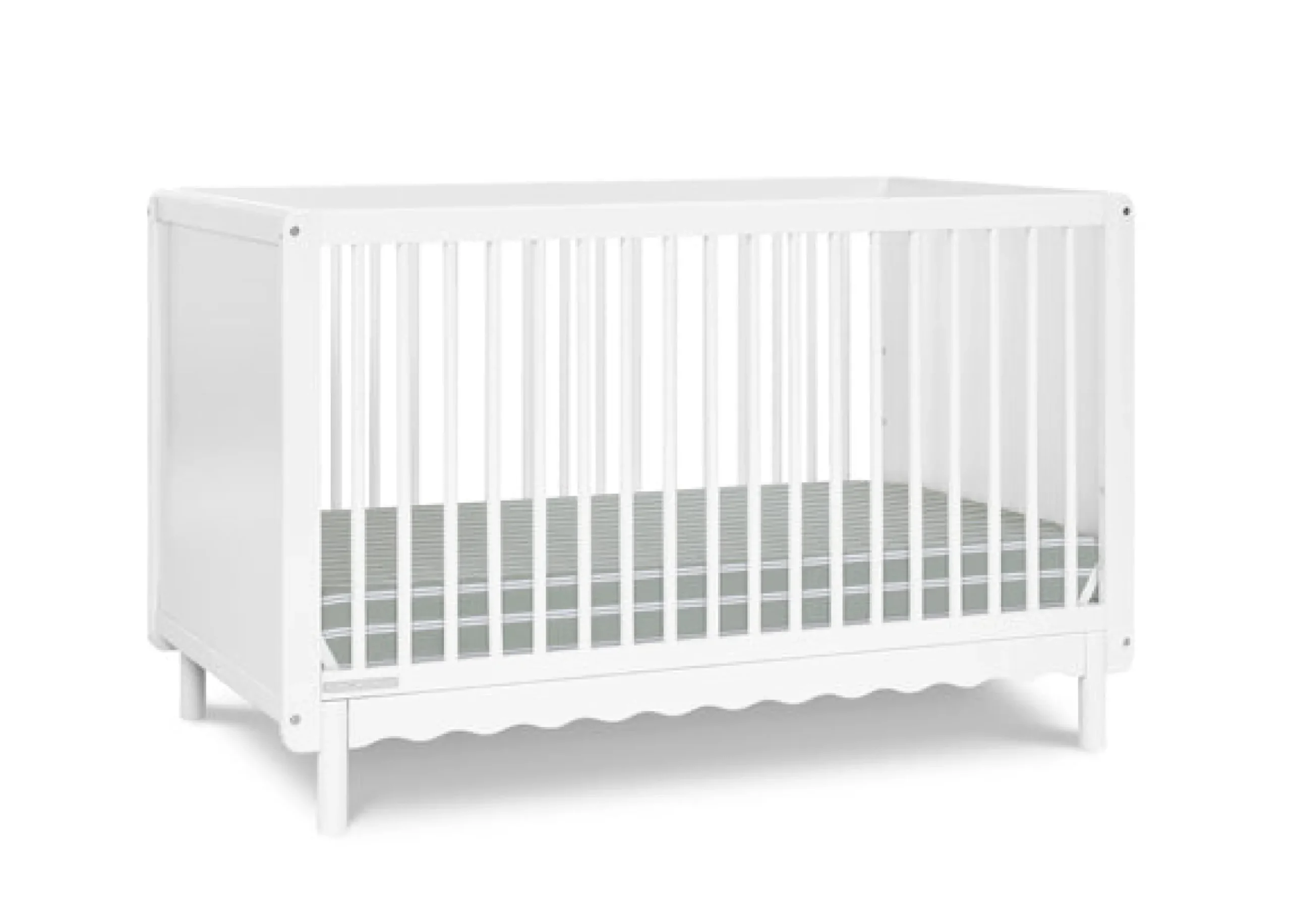 Baby Cribs*Delta Children William 4-in-1 Convertible Crib - Greenguard Gold Certified Bianca White (130)