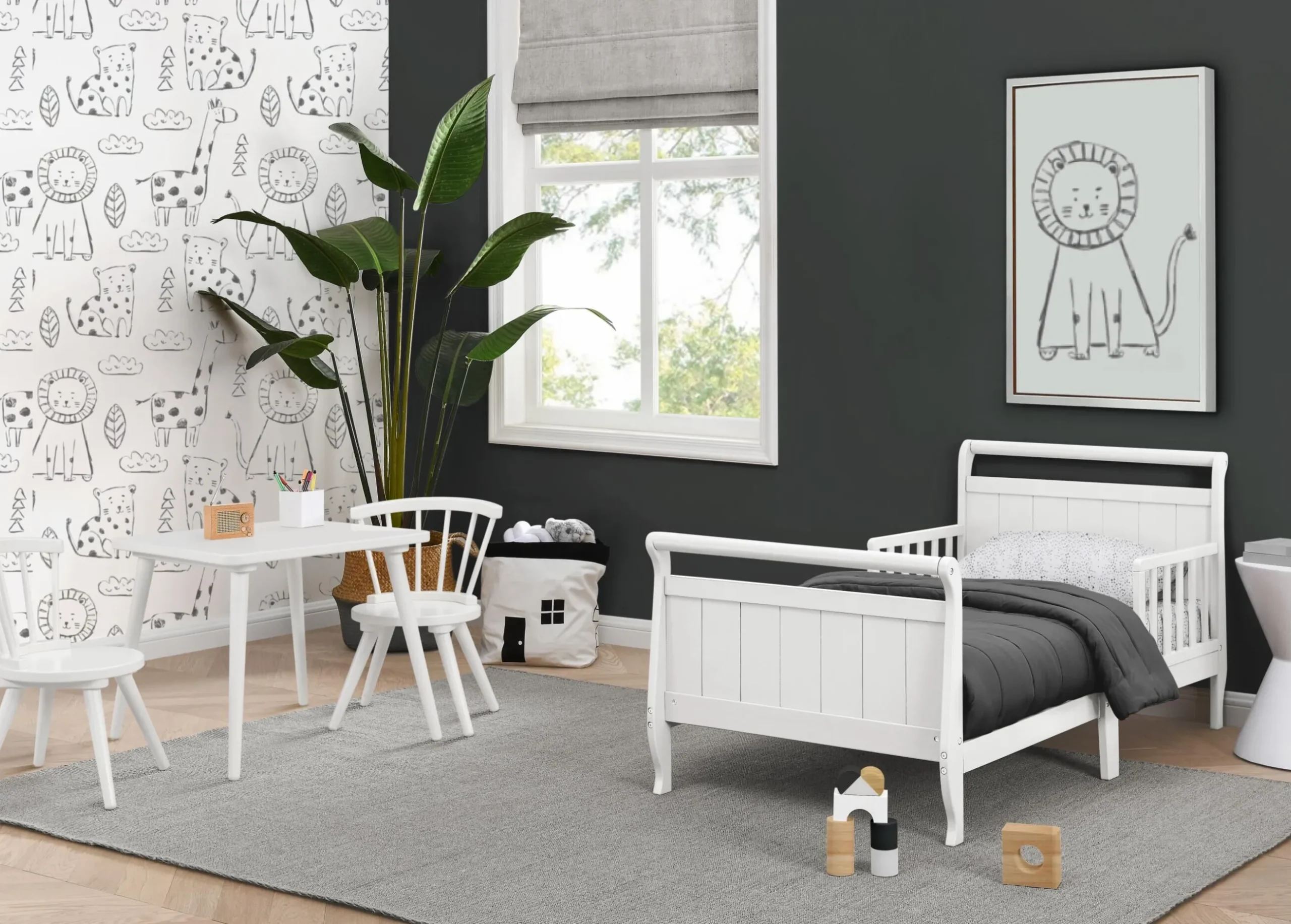 Toddler Beds*Delta Children Wood Sleigh Toddler Bed