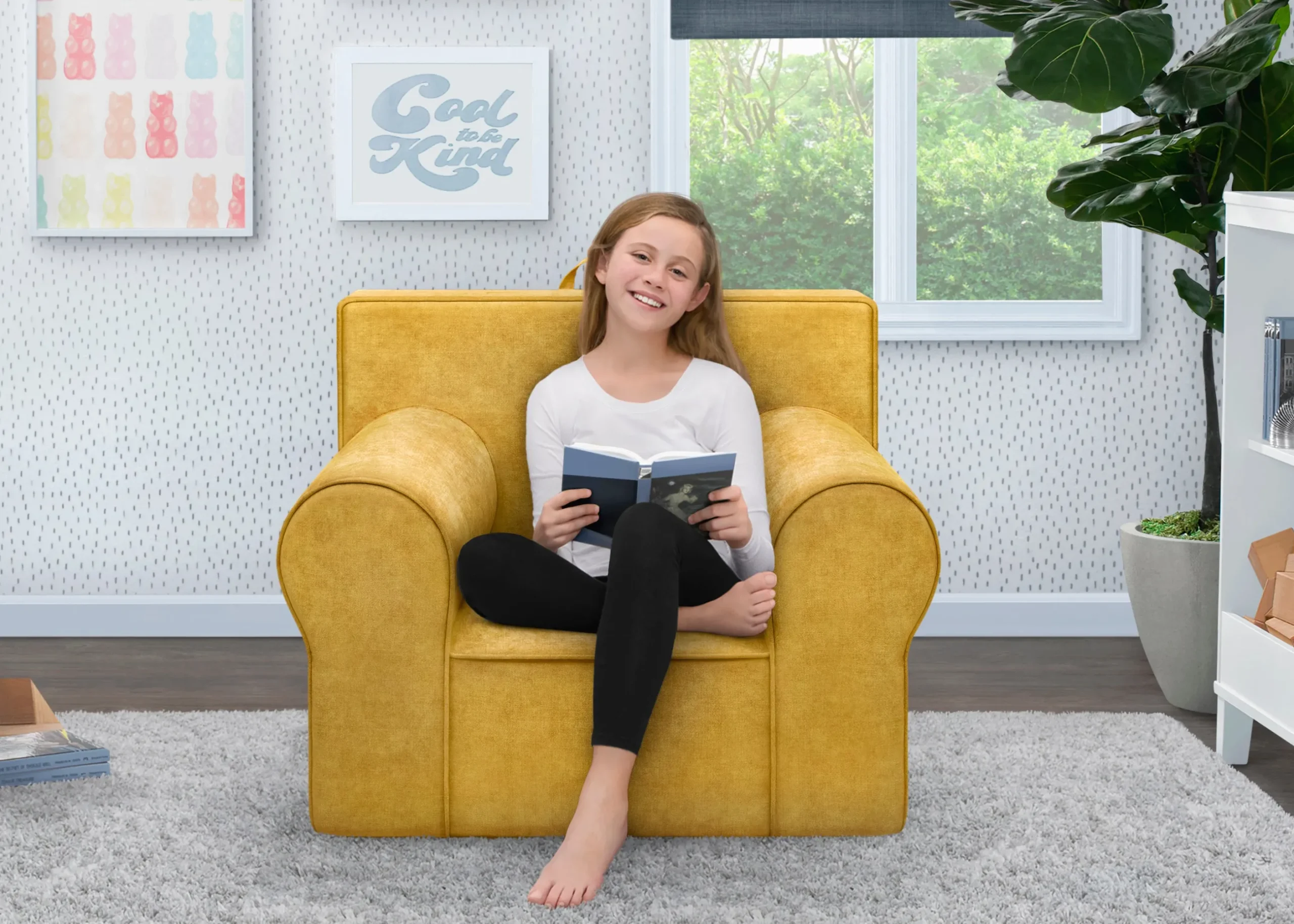 Kids’ Chairs*Delta Children XL Cozee Foam Chair - Perfect Size for Kids Ages 18 Months - 12 Years+