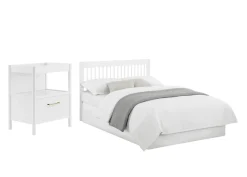 Baby Cribs*Delta Children Zoe 5-in-1 Convertible Crib and Changer Bianca White (130)